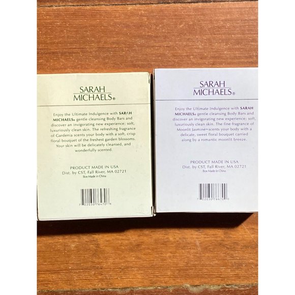Sarah Michaels Lot of 2 Bar Soaps Jasmine/ Gardenia 7oz NEW - Picture 2 of 4